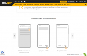Melbet pour Android 2