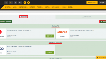 Melbet Méthodes de dépôt