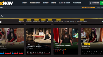 Noxwin Live casino 1